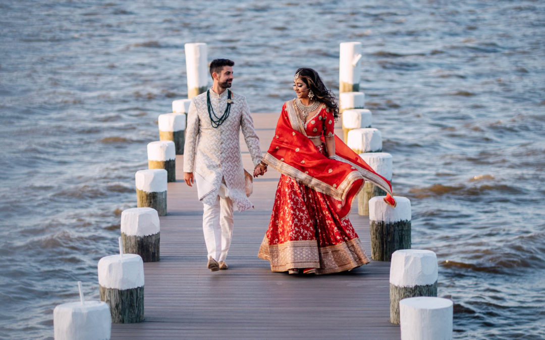 Indian-Infused Waterfront Wedding in Pasadena