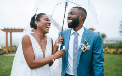 Herrington on the Bay Wedding Day With Spring Showers