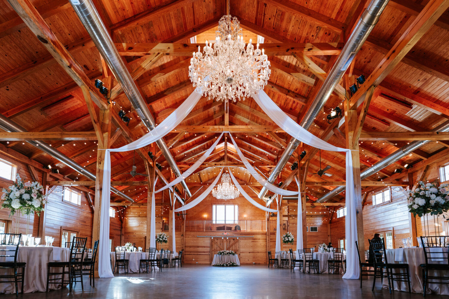 wedding venue photo of the middleburg barn reception space