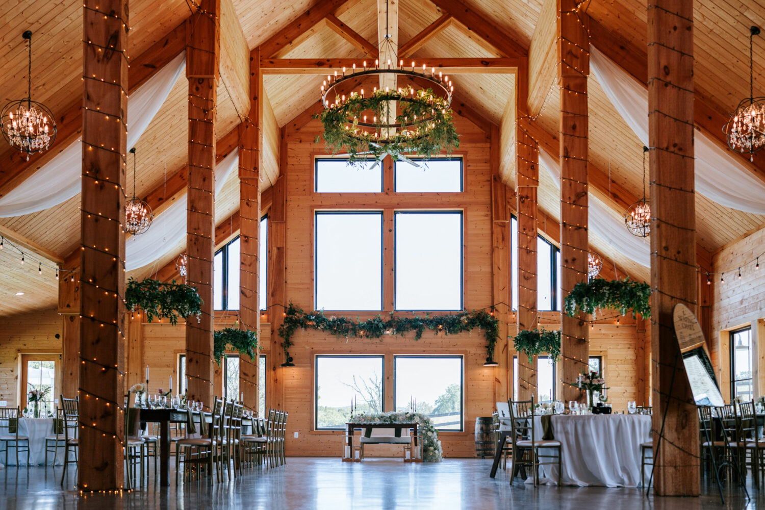 the barn at willow brook wedding reception space