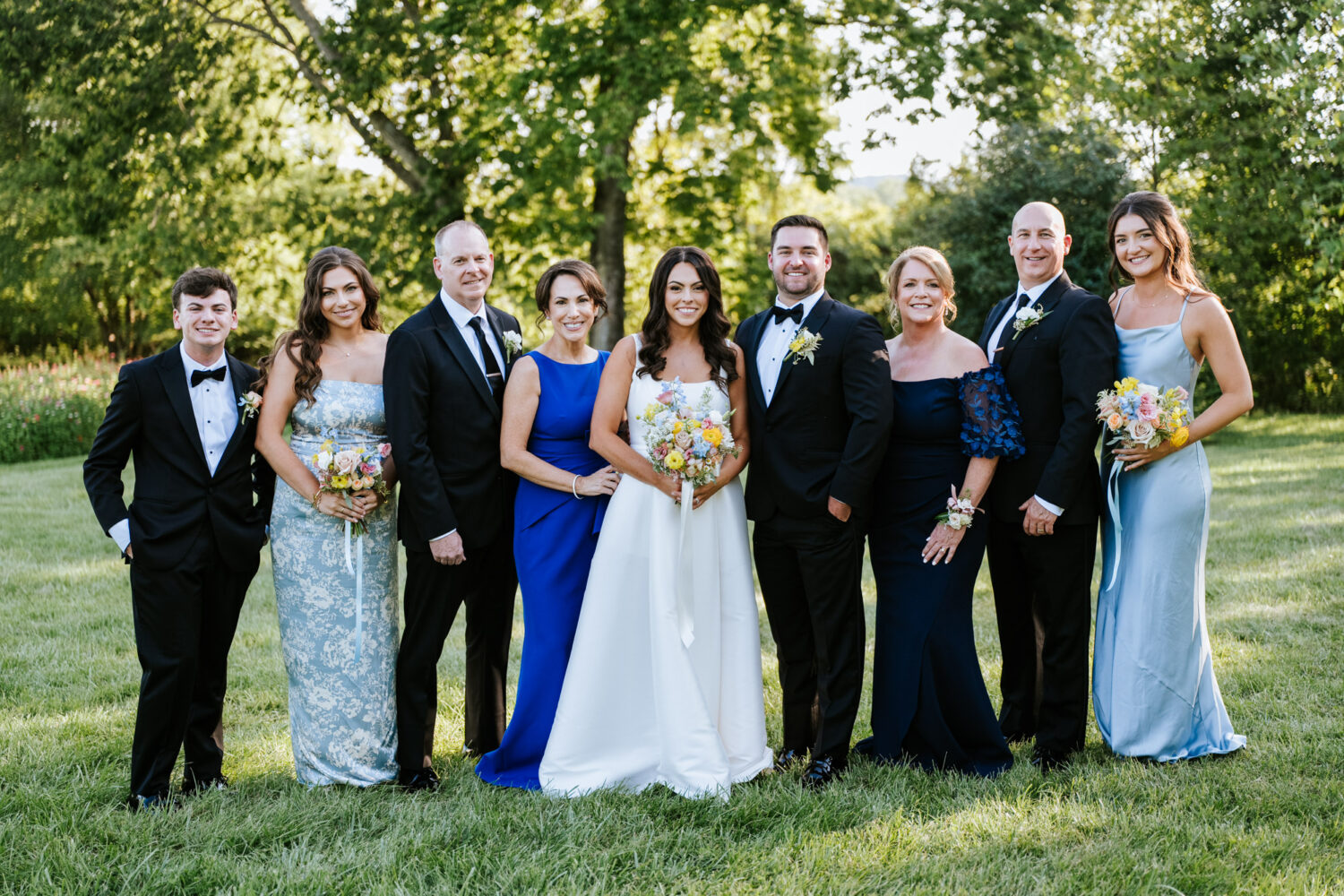 wedding day family photo