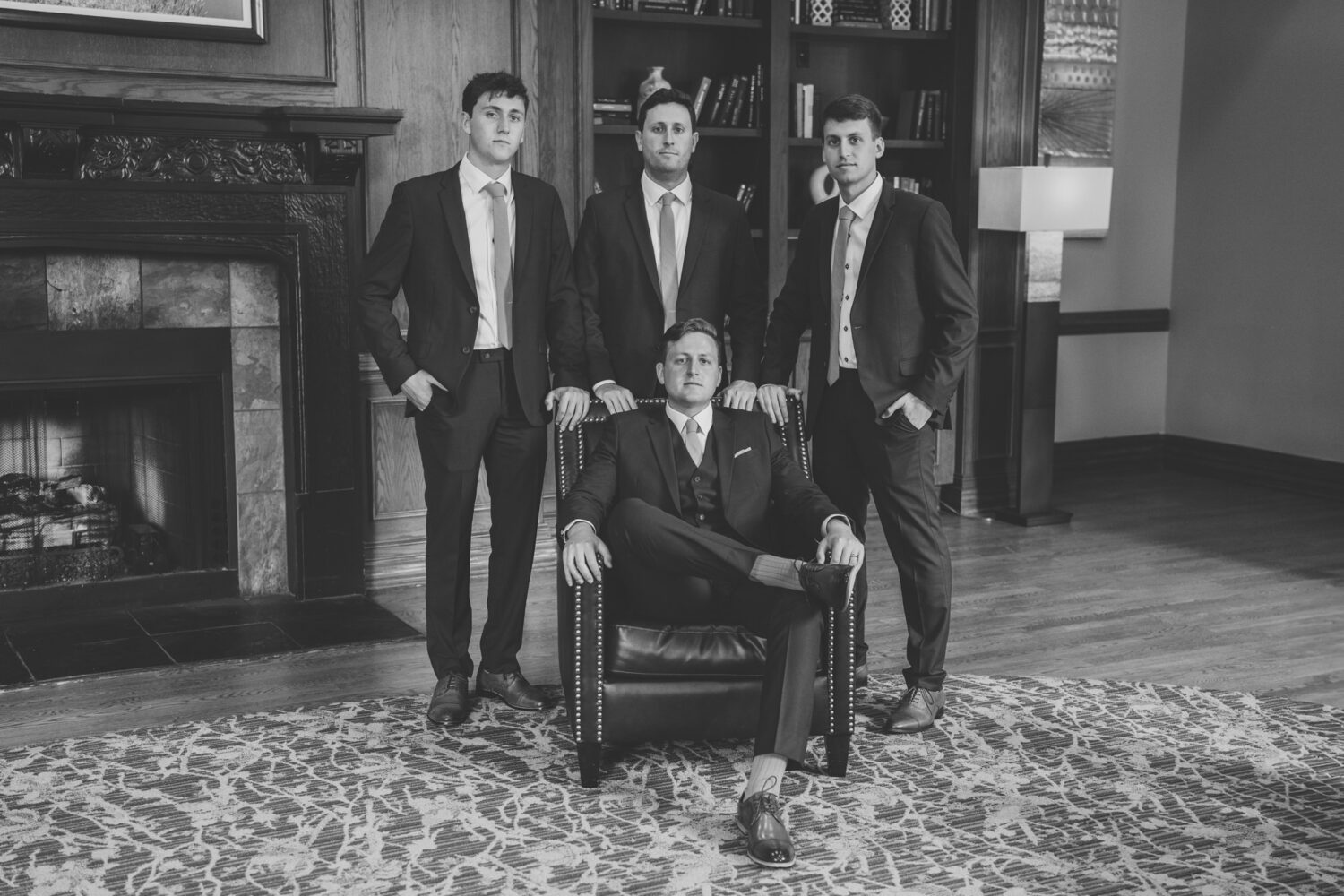 formal groomsmen portrait