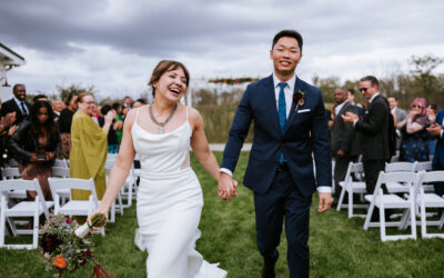 Relaxed Willow Brook Barn Wedding with Big Laughs