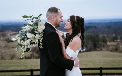 Winter Wedding at The View at Bluemont | Virginia Wedding Photographer